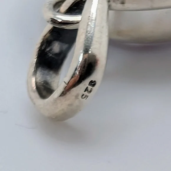 Large Natural Pink Amethyst Pendant S925 Sterling Silver - Picture 6 of 6